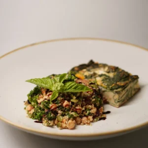Fritata with Garden Salad